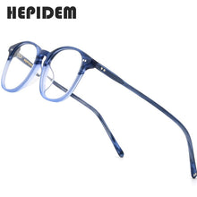 Load image into Gallery viewer, HEPIDEM Acetate Eyeglasses Frame Men 2020  Nerd Myopia Optical Glasses Clear Prescription Square Spectacle Women Eyewear 9128