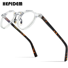 Load image into Gallery viewer, Acetate Glasses Frame Men 2022 Vintage Retro Round Eyeglasses Women Optical Prescription Spectacles Eyewear 9197