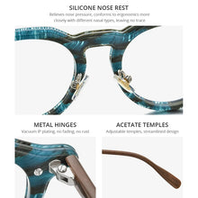 Load image into Gallery viewer, HEPIDEM Acetate Glasses Frame Men   Vintage Retro Round Eyeglasses Women Optical Prescription Spectacles Eyewear 9206