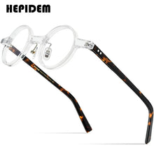 Load image into Gallery viewer, HEPIDEM Acetate Glasses Frame Men  Vintage Retro Small Round Eyeglasses Women Optical Prescription Spectacles Eyewear 9177