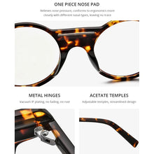 Load image into Gallery viewer, HEPIDEM Acetate Glasses Frame Men Retro Vintage Round Eyeglasses Women Myopia Optical Prescription Spectacles Eyewear 9162