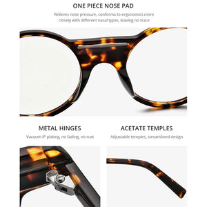 HEPIDEM Acetate Glasses Frame Men Retro Vintage Round Eyeglasses Women Myopia Optical Prescription Spectacles Eyewear 9162