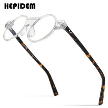 Load image into Gallery viewer, HEPIDEM Acetate Glasses Frame Men Retro Vintage Round Eyeglasses Women Myopia Optical Prescription Spectacles Eyewear 9162