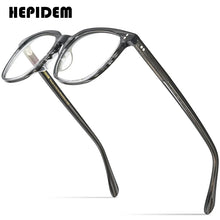 Load image into Gallery viewer, HEPIDEM  Acetate Glasses Frame Men Square Prescription Eyeglasses Women Male Nerd Myopia Optical Clear Spectacles Eyewear 9114