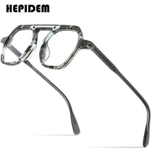 Load image into Gallery viewer, Acetate Glasses Frame Men Vintage Retro Square Eyeglasses Women Optical Prescription Spectacles Myopia Eyewear 9174