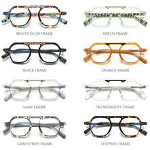 Load image into Gallery viewer, Acetate Glasses Frame Men Vintage Retro Square Eyeglasses Women Optical Prescription Spectacles Myopia Eyewear 9174