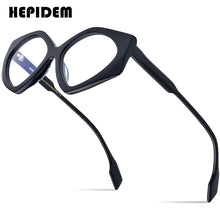 Load image into Gallery viewer, HEPIDEM Gradient Acetate Glasses Frame Men Diamond Design Cat Eye Eyeglasses Women Optical Prescription Spectacles Eyewear H9333