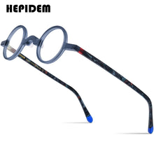 Load image into Gallery viewer, HEPIDEM Matte Acetate Glasses Frame Men   Optical Small Round Eyeglasses Women Retro Prescription Spectacles Eyewear 9266