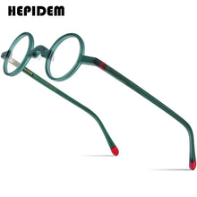 Load image into Gallery viewer, HEPIDEM Matte Acetate Glasses Frame Men   Optical Small Round Eyeglasses Women Retro Prescription Spectacles Eyewear 9266