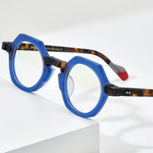 Load image into Gallery viewer, HEPIDEM Multicolor Acetate Glasses Frame Men  Retro Polygon Eyeglasses Women Optical Prescription Spectacles Eyewear 9229