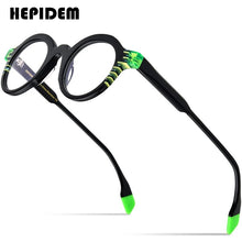 Load image into Gallery viewer, HEPIDEM Multicolor Acetate Glasses Frame Men Retro Small Round Eyeglasses Women Optical Prescription Spectacles Eyewear 9226