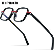 Load image into Gallery viewer, HEPIDEM Multicolor Acetate Glasses Men Retro Square Prescription Eyeglasses Women Myopia Optical Frame Spectacles Eyewear 9246