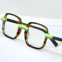 Load image into Gallery viewer, HEPIDEM Multicolor Acetate Glasses Men Retro Square Prescription Eyeglasses Women Myopia Optical Frame Spectacles Eyewear 9246