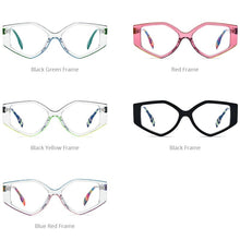 Load image into Gallery viewer, Powder Acetate Glasses Men Vintage Retro Polygon Prescription Eyeglasses Women Optical Spectacles Eyewear 9256