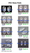 Load image into Gallery viewer, PV14  eyeglass plastic nose pads 12mm Screw-in type glasses accessories free shipping