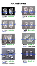Load image into Gallery viewer, PV30 eyeglass pvc nose pads 13mm Screw-in type  eyewear accessories free shipping