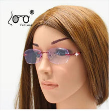 Load image into Gallery viewer, Women's Glasses for Reading Glasses Antireflective Farsightedness Spectacles Farsighted Glass Oculos de Grau Female +100 200 250