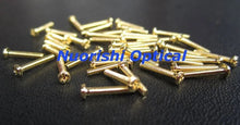 Load image into Gallery viewer, S13 2.4x1.4x8.0mm 500pcs Gold Electroplating Sunglasses Eyewear Eyegalsses Screws Free Shipping