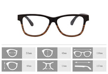 Load image into Gallery viewer, Flexiable Wooden Glasses Women Man Fashion Myopia Eyeglasses Optical Frame Computer Reading Gaming Glasses Oculos De Grau 136