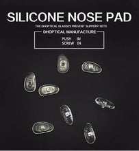 Load image into Gallery viewer, eyeglasses silicone nose pads 1000pcs left and right cy001 eyewear part accessories by dhoptical