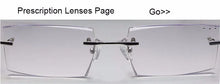 Carica l&#39;immagine nel visualizzatore di Gallery, Reven Jate 2123 Pure Titanium Rimless Diamond Cutting Woman Glasses Frame Optical Prescription Eyeglasses Women Eyewear Fashion