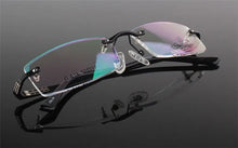 Load image into Gallery viewer, Rimless Men Style Eye Glasses Frame Quality  Style Metal Spectacle Square Eyewear For Men Oculos