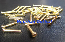 Load image into Gallery viewer, S13 2.4x1.4x8.0mm 500pcs Gold Electroplating Sunglasses Eyewear Eyegalsses Screws Free Shipping