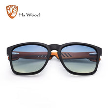 Load image into Gallery viewer, HU WOOD Brand Design Sunglasses for Men Handmade Zebra Wood Sun Glasses Polarized Lenses Driving Protection UV400 GR8011