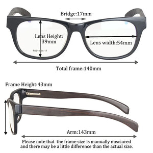 SHINU Wood Legs Eyeglasses Frame Men Progressive Multifocal Reading Glasses Customized Prescription Anti Radiation Glasses