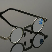 Load image into Gallery viewer, seemfly Diopter +1.0 +1.5 Reading Glasses For Women Men Anti Blue Light Classic Square Presbyopic Far Sight Eyewear Retro Round