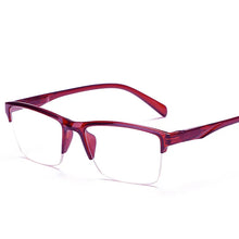 Load image into Gallery viewer, Half-Frame Myopia Glassse Ultrlight Women Men Retro Clear Lens Reading Glasses Gafas Lectura +0.75 +1.0 To +4.0