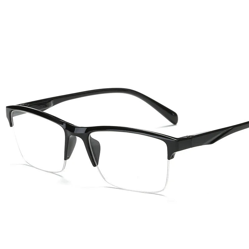 Half-Frame Myopia Glassse Ultrlight Women Men Retro Clear Lens Reading Glasses Gafas Lectura +0.75 +1.0 To +4.0