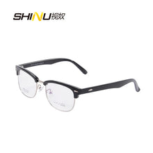 Load image into Gallery viewer, Half Rim Glasses frame Optical Eyeglasses Spectacle Eye Glasses Frames Myopia Frame oculos de grau TR3011