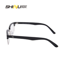 Load image into Gallery viewer, Half Rim Glasses frame Optical Eyeglasses Spectacle Eye Glasses Frames Myopia Frame oculos de grau TR3011