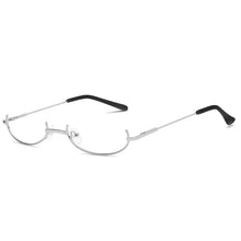 Load image into Gallery viewer, Half-frame Decorative Glasses Anime Two-dimensional Glasses Frame Pendant with Chain Decorative Glasses Party Eyeglasses