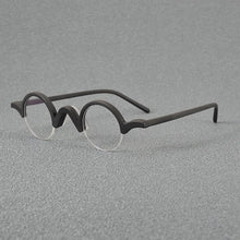 Carica l&#39;immagine nel visualizzatore di Gallery, Hand Made Acetate Glasses for Men Women&#39;s Half Rim Spectacles Optical Lenses for Woman Bright Dynamic Color Prescription Eyewear