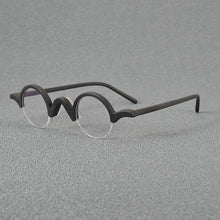 Carica l&#39;immagine nel visualizzatore di Gallery, Hand Made Acetate Glasses for Men Women&#39;s Half Rim Spectacles Optical Lenses for Woman Bright Dynamic Color Prescription Eyewear