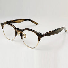 Load image into Gallery viewer, Hand-made vintage acetate eyeglasses frame  simple designer brand man women glasses frame Reading optical ellipse eyewear