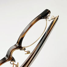 Load image into Gallery viewer, Hand-made vintage acetate eyeglasses frame  simple designer brand man women glasses frame Reading optical ellipse eyewear