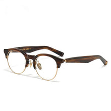Load image into Gallery viewer, Handmade Acetate Round Eyeglasses Frame Men Optical Prescription Glasses Frames Women Myopia Spectacle Eyewear Japanese Designer
