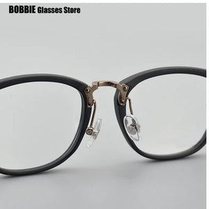 Handmade Glasses Frame Men Women Square Frames Optical Eyeglasses Ultra-light Myopia Prescription Spectacles Titanium Acetate