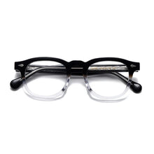 Carica l&#39;immagine nel visualizzatore di Gallery, Occhiali da vista in acetato giapponese fatti a mano per miopia ottica montatura per occhiali da vista ovali retrò da donna