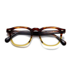 Occhiali da vista in acetato giapponese fatti a mano per miopia ottica montatura per occhiali da vista ovali retrò da donna