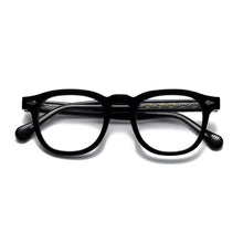 Carica l&#39;immagine nel visualizzatore di Gallery, Occhiali da vista in acetato giapponese fatti a mano per miopia ottica montatura per occhiali da vista ovali retrò da donna
