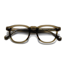 Carica l&#39;immagine nel visualizzatore di Gallery, Occhiali da vista in acetato giapponese fatti a mano per miopia ottica montatura per occhiali da vista ovali retrò da donna