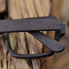 Load image into Gallery viewer, Handmade Men Square Eyeglass Frame Vintage Imitation Wood Eyewear Retro Women Acetate Glasses Myopia Optical Spectacles