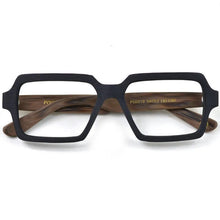 Load image into Gallery viewer, Handmade Men Square Eyeglass Frame Vintage Imitation Wood Eyewear Retro Women Acetate Glasses Myopia Optical Spectacles