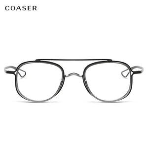 Handmade Round Design Vintage Eyeglasses Men Great Quality Titanium Glasses Frame Women Optical Prescription Myopia Eyewear