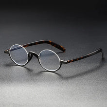 Carica l&#39;immagine nel visualizzatore di Gallery, Handmade Round Design Vintage Eyeglasses Men Great Quality Titanium Glasses Frame Women Optical Prescription Myopia Eyewear