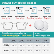 Carica l&#39;immagine nel visualizzatore di Gallery, Handmade Round Design Vintage Eyeglasses Men Great Quality Titanium Glasses Frame Women Optical Prescription Myopia Eyewear